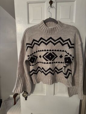 Cupcakes and Cashmere Cozy Patterned Knit Sweater